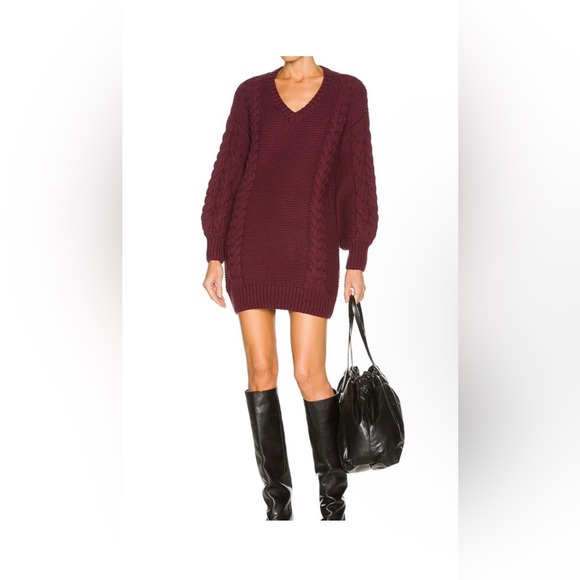 REVOLVE Dresses & Skirts - REVOLVE Bardot sweater dress